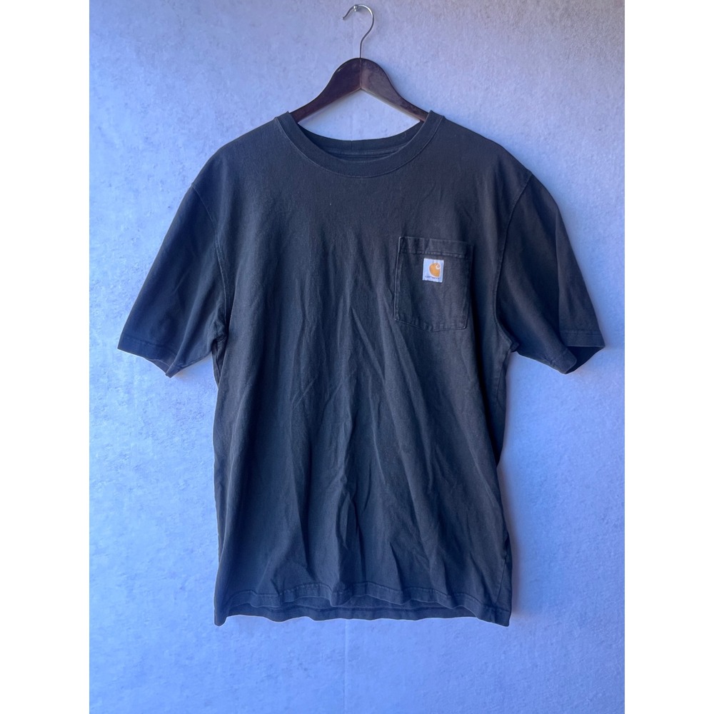 Carhartt Mens Loose Fit Heavyweight Pocket T-Shirt Black Large Tall L Tall 336